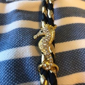 Blue and gold KJP bracelet